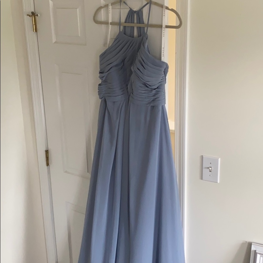 Azazie Ginger - Dusty Blue